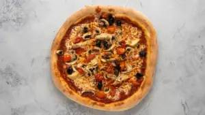 pizza-vegetáriánus-teraszon-csepel